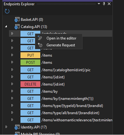 Make API calls from Visual Studio